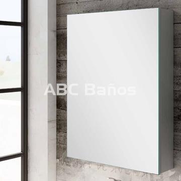 Espejo Camerino de Baño Angy ABS Blanco 3 Puertas